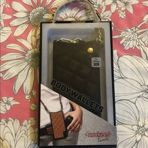 iPhone XR body wallet.